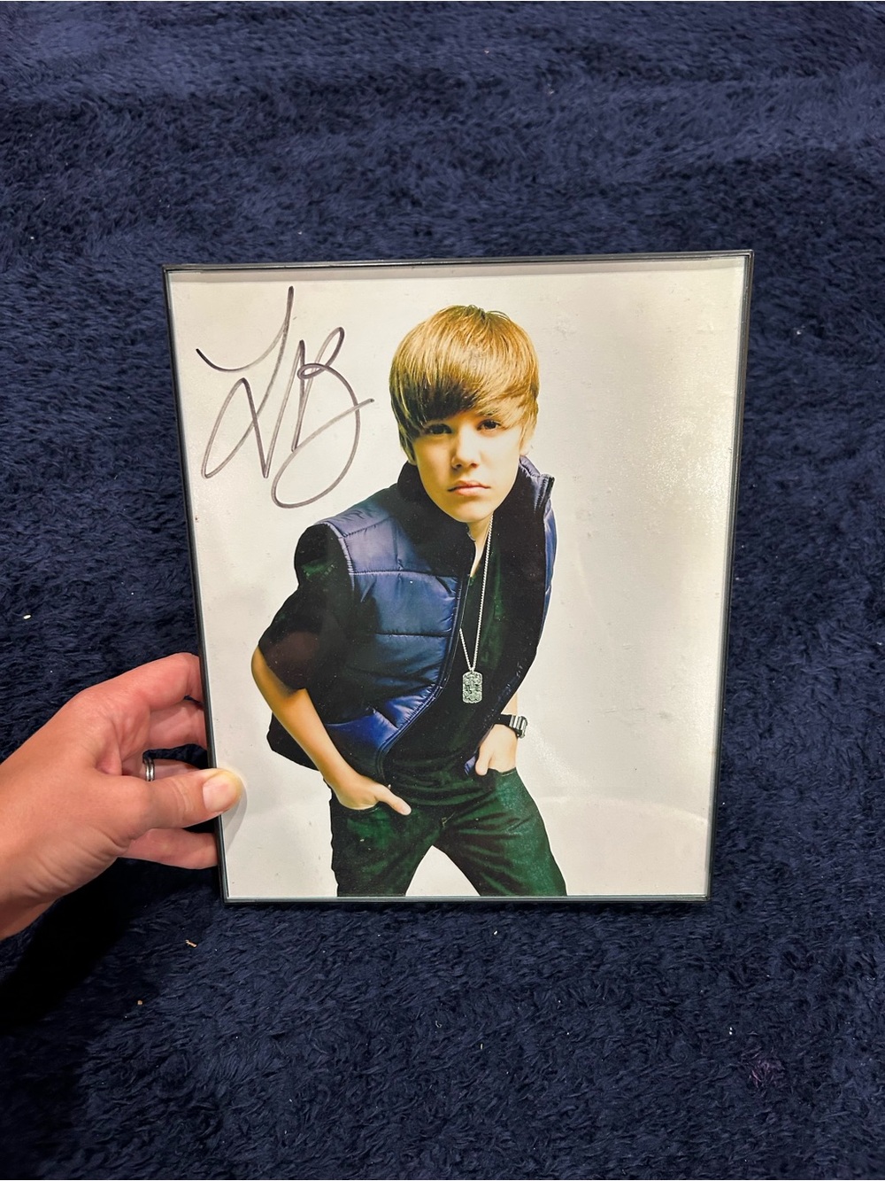 Justin Bieber Signed 8x10 Photo 2010s
